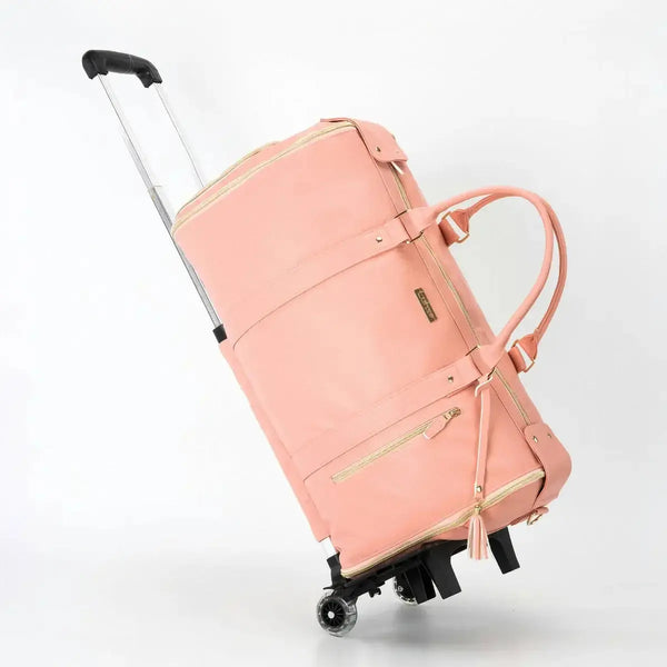 VYLOREA Signature  Large capacity travel Bag Black Pink VYLOREA